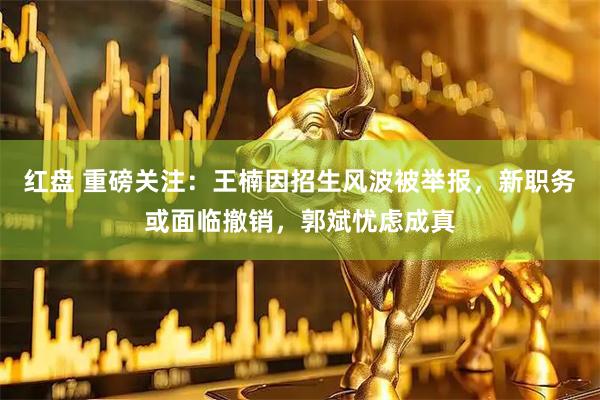 红盘 重磅关注：王楠因招生风波被举报，新职务或面临撤销，郭斌忧虑成真