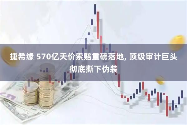 捷希缘 570亿天价索赔重磅落地, 顶级审计巨头彻底撕下伪装